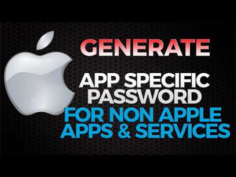 How to Generate App Specific Password for Non Apple Apps and Services