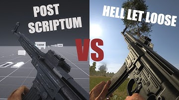 Post Scriptum vs  Hell Let Loose (Update 11) - Weapon SFX Comparison