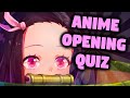 GUESS THE ANIME OPENING QUIZ CHALLENGE [VERY EASY - HARD]