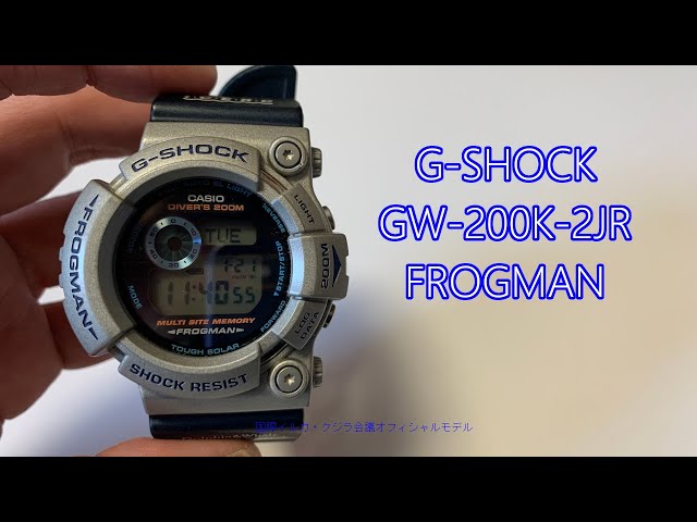 CASIO G-SHOCK GW-200K-2JR FROGMAN【国際イルカ・クジラ