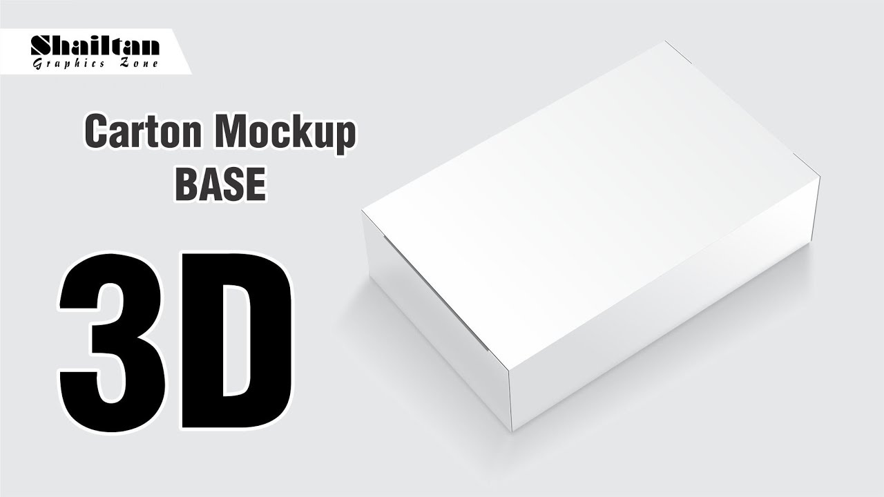 How to make a 3D Sweet Packaging Carton in Coreldraw | How to creat Mockup Base Design | Coreldraw 💯