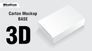 How to make a 3D Sweet Packaging Carton in Coreldraw | How to creat Mockup Base Design | Coreldraw 💯 screenshot 1