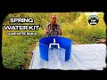 How to build a spring development kit step by step  start to finish water collection diy