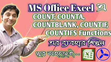 COUNT, COUNTA, COUNTBLANK, COUNTIF, COUNTIFS Function  | IDEAL COMPUTER TRAINING CENTRE (Gov. Regd.)
