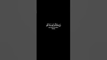 تلاوة الشيخ ماهر المعيقلي | سورة النحل آية 18 #الله #القرآن #لا_اله_الا_الله