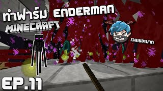 Minecraft ทำฟาร์ม Enderman โคตรดี เวลเยอะมาก EP.11