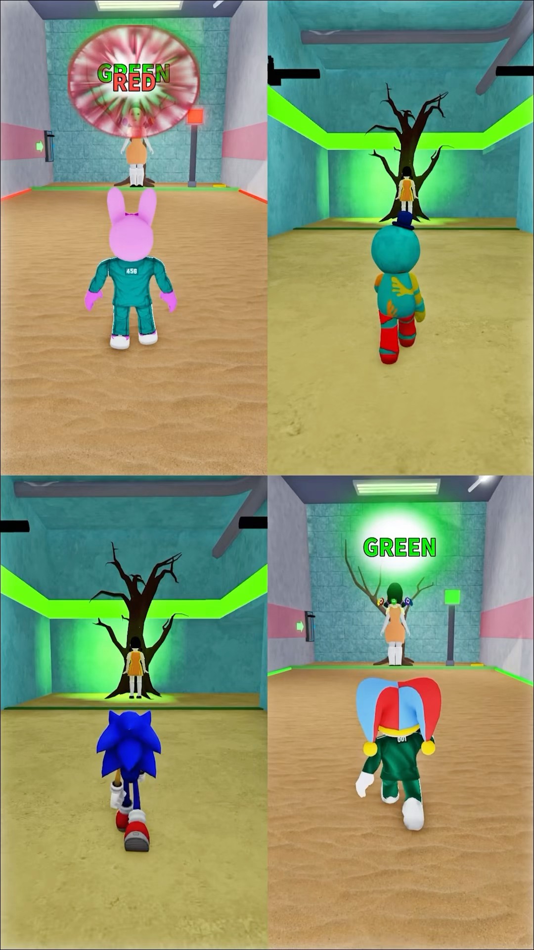 Squid Game Family Prison #sprunki #incredibox #sonic #pomni #doey