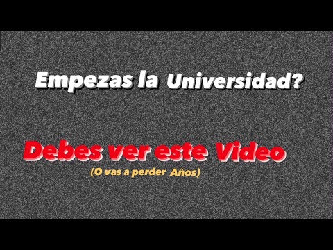 Video: ¿Por qué la universidad es tan difícil?