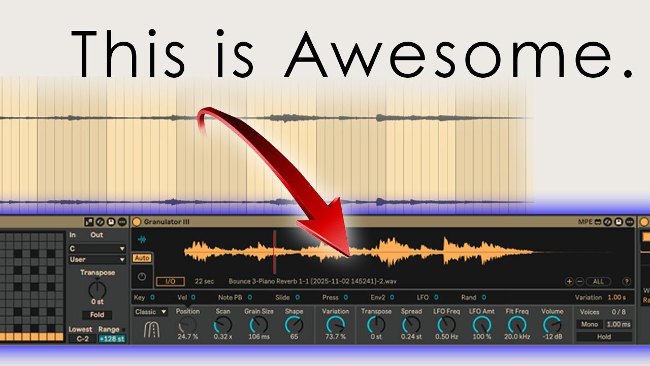 Гранулярная МАГИЯ: превратите ВСЁ в прекрасный эмбиентный инструмент!