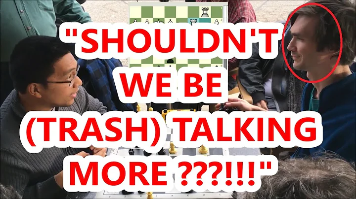 Chess Master's Trash Talk Makes Crowd Go Wild! NM ...