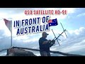 IN FRONT OF AUSTRALIA. QSO SAT AO91. FRI, 12 APRIL 2024. STARTED 00.23 UTC.