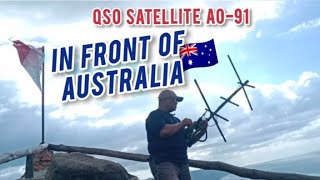 IN FRONT OF AUSTRALIA. QSO SAT AO91. FRI, 12 APRIL 2024. STARTED 00.23 UTC.