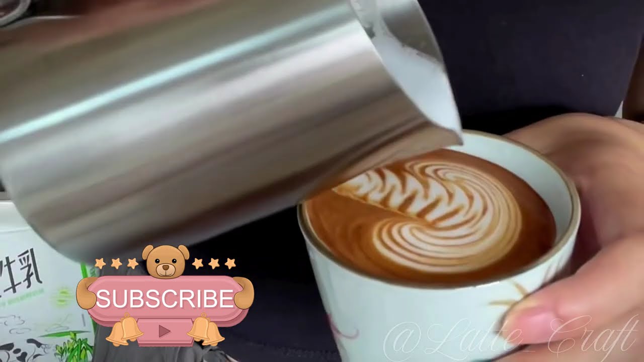 Winged Swan Latte Art Tutorial: Advanced Pattern