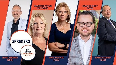 Het Groot Arbeidsmarktdebat | 20 oktober 2025