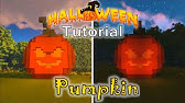 Minecraft Giant Pumpkin Decoration Tutorial Youtube - building my youtube pumpkin icon minecraft style roblox build a