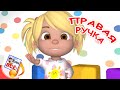 ПРАВАЯ РУЧКА. Мульт-песенка игра для самых маленьких. Папа V теме