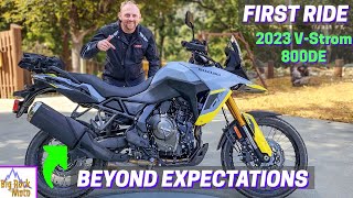First Ride Vlog | 2023 Suzuki VStrom 800DE (on & off road)