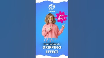 How to Create Dripping Effect | Adobe Photoshop@CreativeFrndz  #adobephotoshop #drippingeffect
