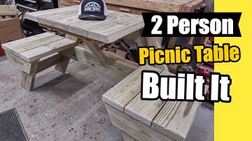 A Great Picnic Table for Two - Complete Guide, Download Plans and make Money!