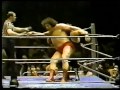 Andre The Giant vs Sgt. Slaughter (WWF MSG - 03/16/81)