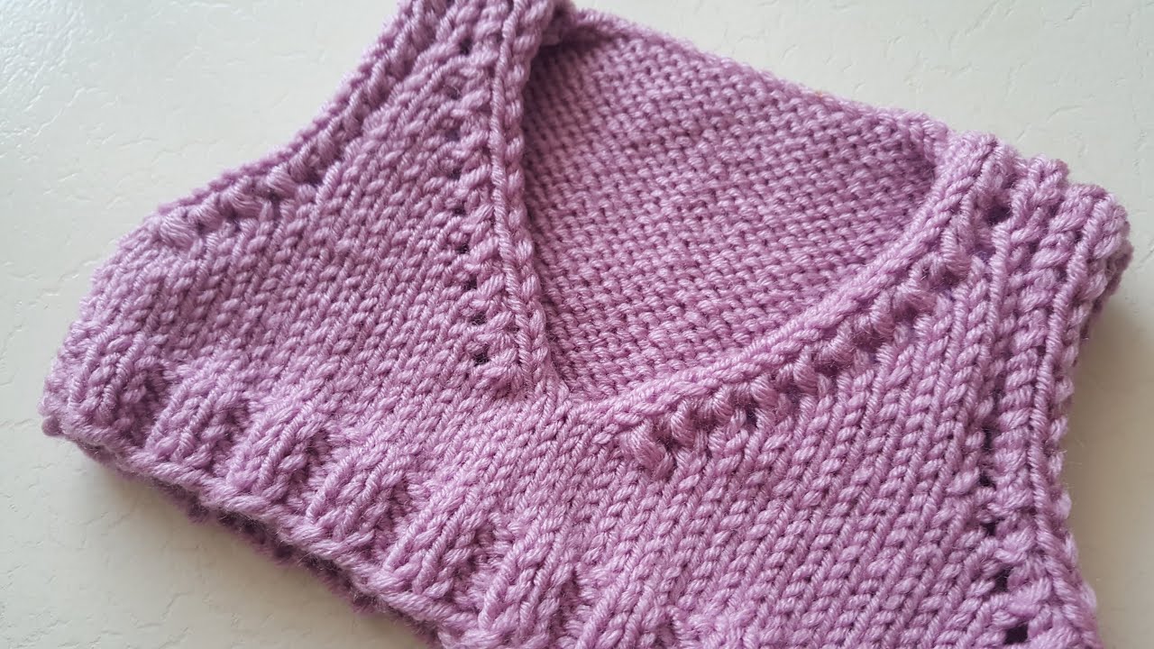 Örerken Aynı Anda V Yaka ve Koltuk Kesimi