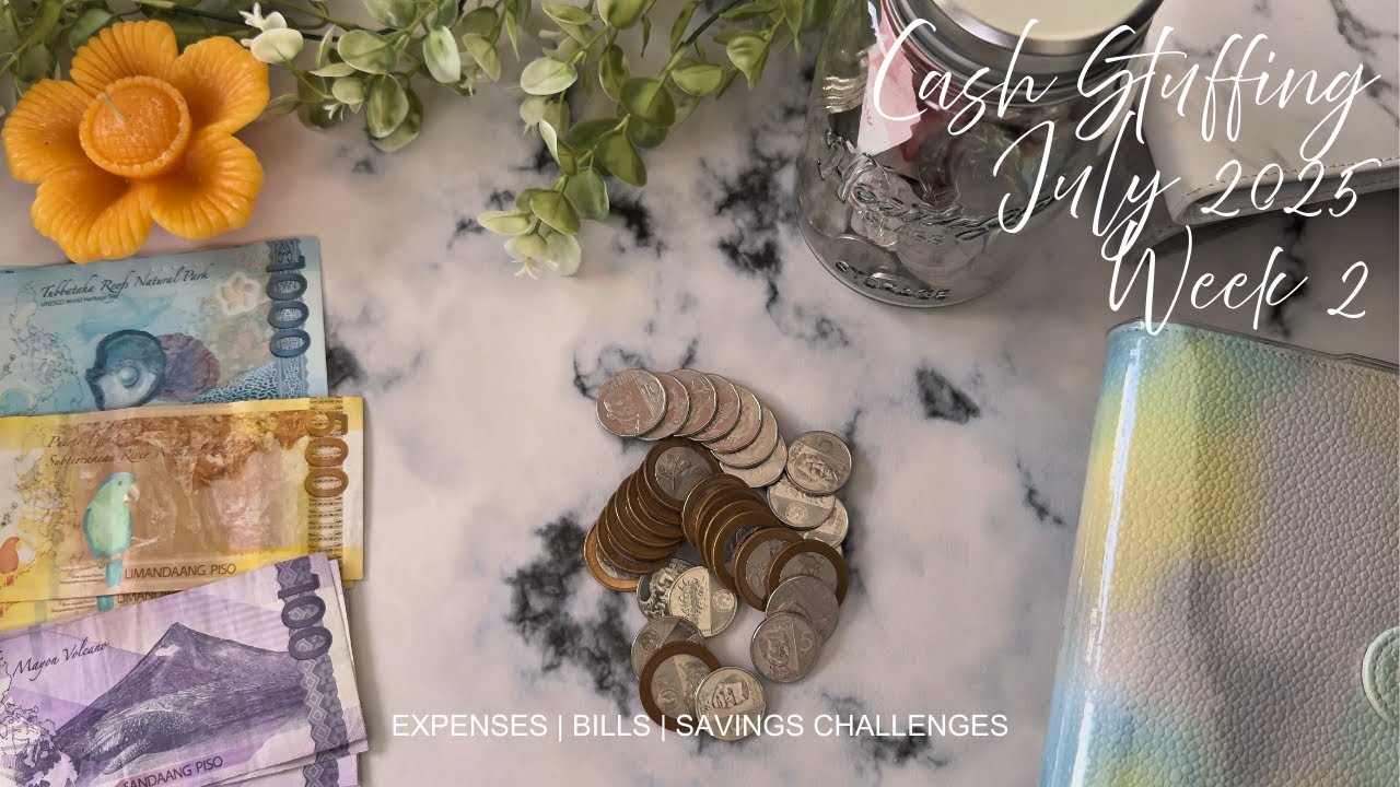 PH Cash Stuffing July 2025 Week 2 | Savings Challenges Expenses Bills l Maple Ace Budgets