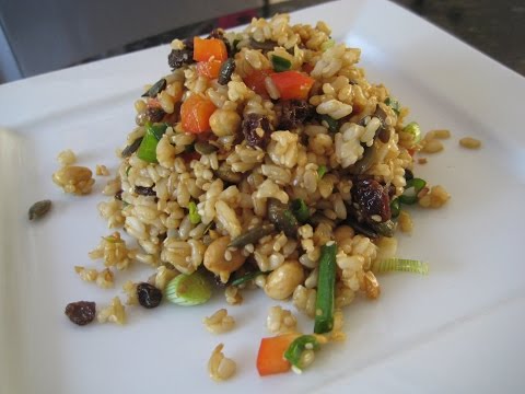 How to make a Healthy Brown Rice Salad