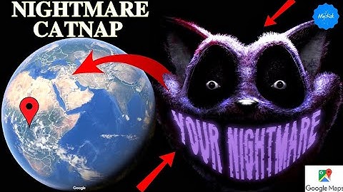 I Found NIGHTMARE CATNAP 😶‍🌫️🤯 on google earth and google maps!