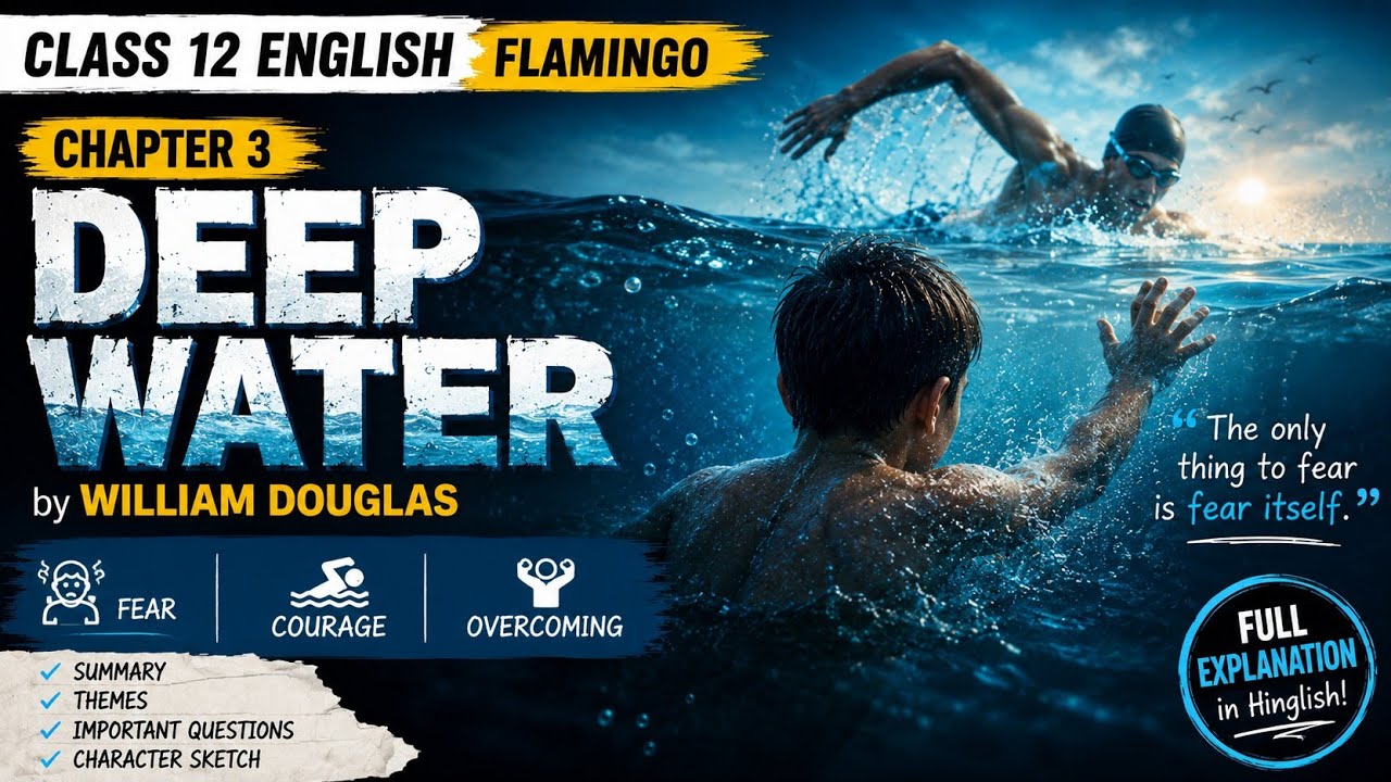 Class 12 English Chapter 3 | Deep Water Full Explanation | @sparrology ...