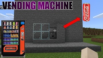 How to make vending machine in Minecraft || coca cola vending machine ...