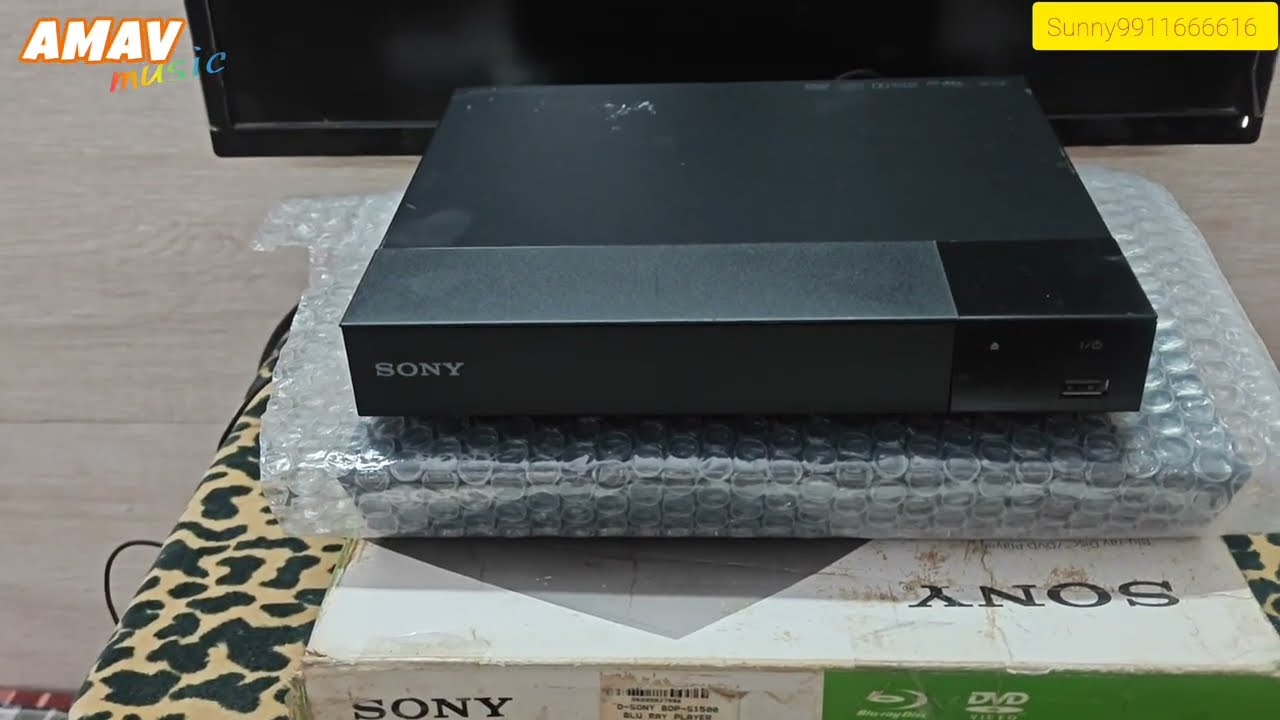 Blu-ray player Sony bdp-s1500 full working 4tb HHD support audio