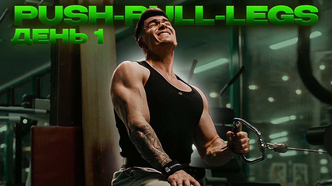 ПРОГРАММА ТЯНИ-ТОЛКАЙ-НОГИ В НАТУРАХУ | Спина, Бицепс, Задняя Дельта