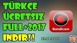 Bandicam Full İndir I Sesli Anlatım I Süresiz - FULL SÜRÜM - 04.01.2018