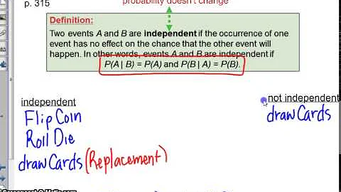Stats - 5.3 - Conditional Probability and Independence