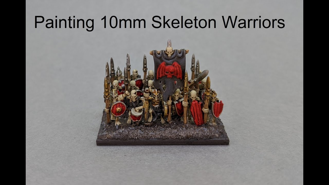 Покраска скелетов 10 мм от Forest Dragon