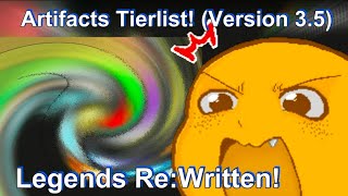 Artifacts Tierlist Legends Re:Written | Legends Re:Written | Roblox