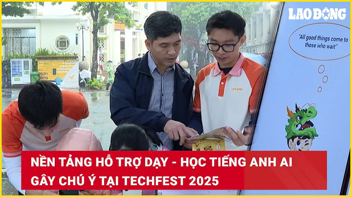 Nền tảng hỗ trợ dạy - học tiếng Anh AI gây chú ý tại TECHFEST 2025 | Báo Lao Động