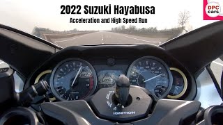 New 2022 Suzuki Hayabusa Acceleration and Top Speed Run