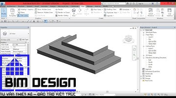 Hướng Dẫn Revit 2017-"Bài 16: " Vẽ bậc cấp và Ramb dốc trong Revit 2017"