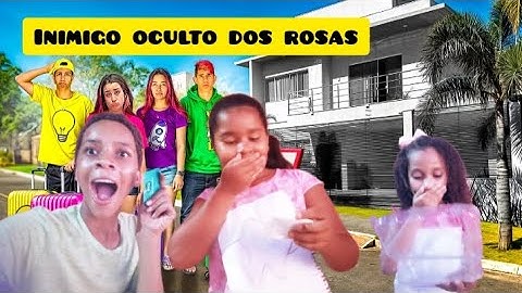 INIMIGO OCULTO DOS ROSAS *presentes *estranhos @emillyvickof @enaldinho