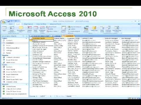 using microsoft access