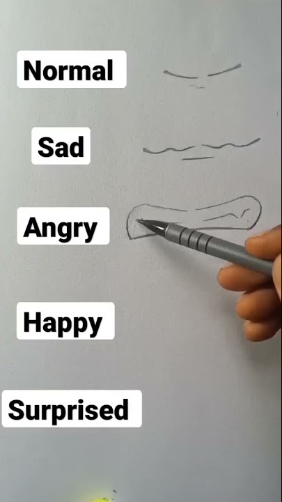 How to Draw anime mouth 😊#drawing #shorts #anime