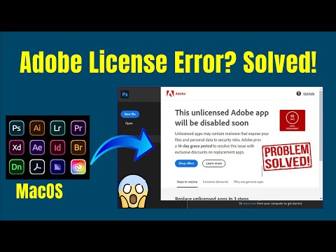 2025- Fix Expired and Unlicensed Adobe App Popup Errors on macOS Permanently