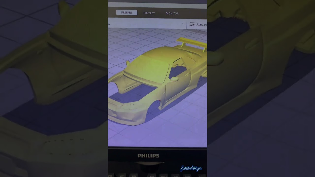 3D Printing Skyline R34 