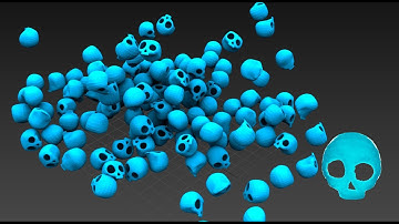 Splitting Treasure/Skulls [Particle Flow Quick Tutorial]