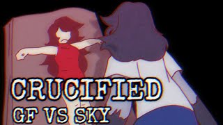 CRUCIFIED but it's GF vs Sky animated - Friday Night Funkin' || FlipaClip