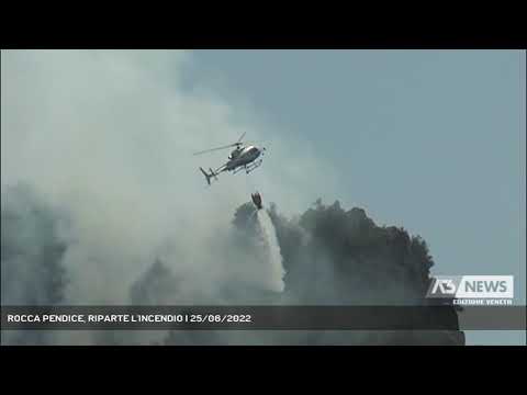 ROCCA PENDICE, RIPARTE L'INCENDIO | 25/06/2022