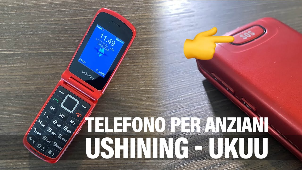 Recensione telefono per anziani Ushining (Ukuu) Flip Phone GSM 