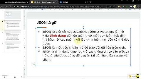 JSON là gì? Cách sử dụng JSON trong Dart/Flutter