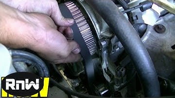 How to Remove and Replace the Timing belt and Water Pump - Mitsubishi 2.4L SOHC Engine PART 3